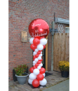 ballonpilaar gepersonaliseerd